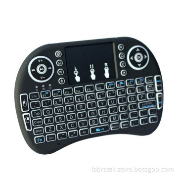Backlit i8 Air Mouse 2.4G Mini Wireless Keyboard Touchpad Remote Control for Android TV BOX X96 T95 M8S PC PS3 Gamepad